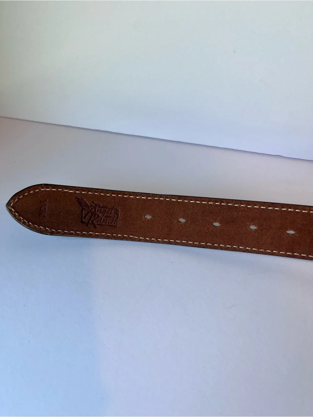 Angel Ranch Calf Hair Western Cheetah Belt - Picture 4 of 9